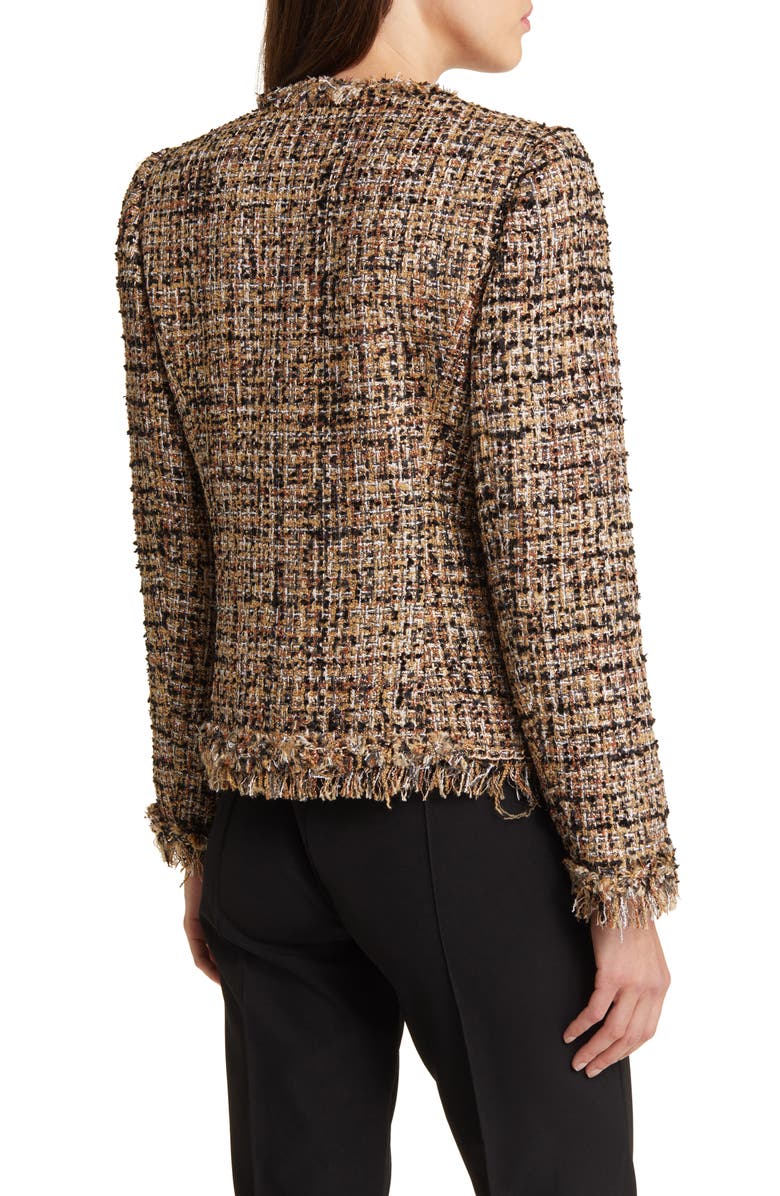 KOBI HALPERIN Lisa Bouclé Tweed Jacket, Alternate, color, Gold