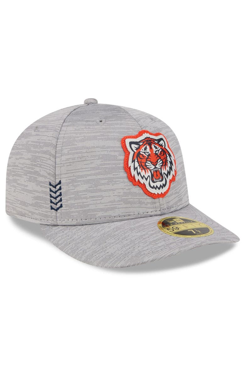 New Era Men's New Era  Gray Detroit Tigers 2024 Clubhouse Low Profile 59FIFTY Fitted Hat, Alternate, color, 