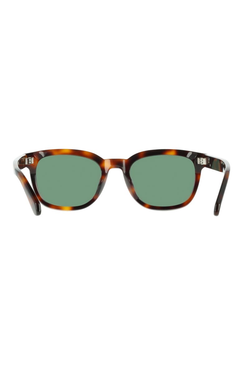 54mm Rectangle Sunglasses, Alternate, color, TORTOISE