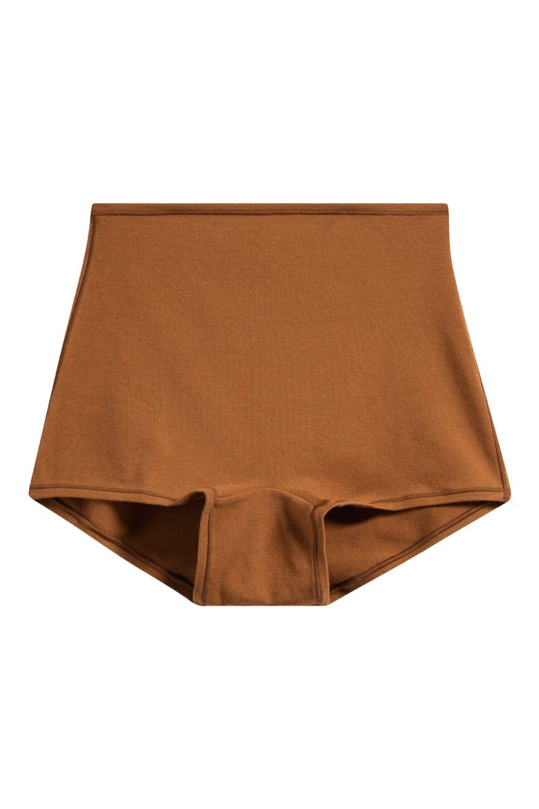 Stretch Cotton Jersey Boyshorts, Alternate, color, CHAI