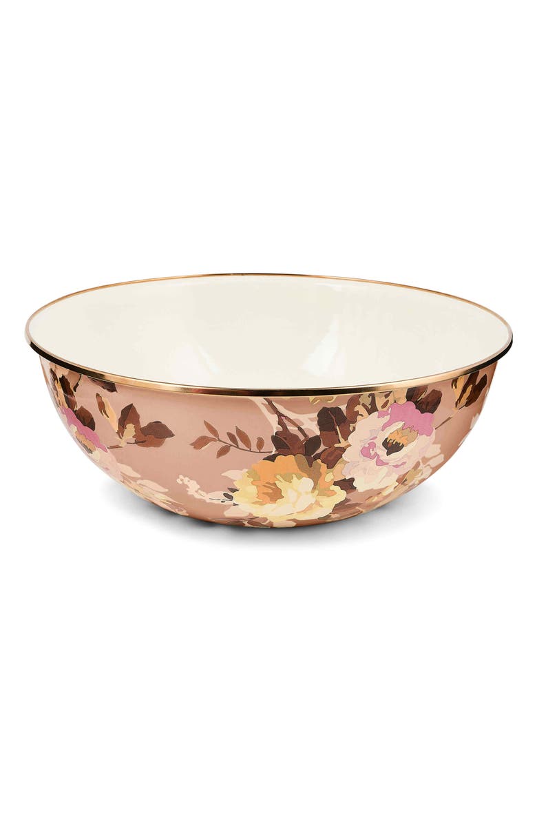 MACKENZIE CHILDS Wild Rose Mauve Extra Large Everyday Bowl, Main, color, Mauve