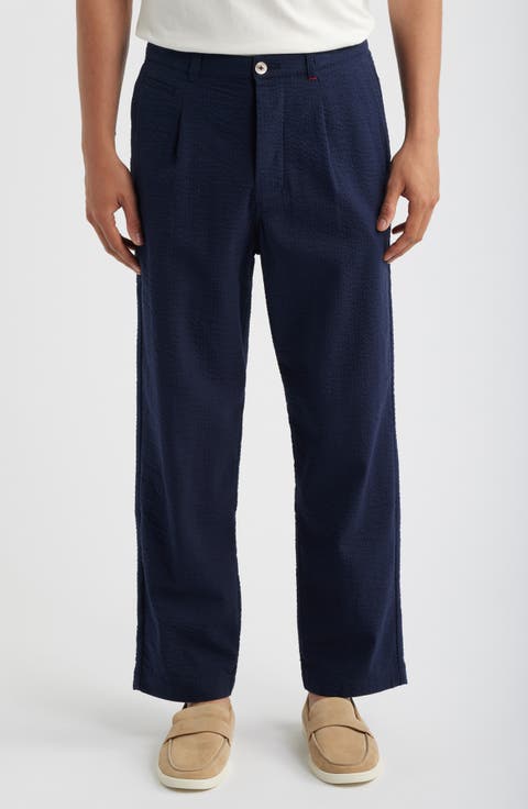 Mr. Lynch's 1201M Seersucker Straight Leg Pants