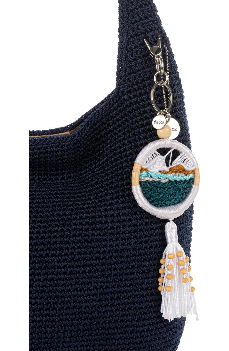 The Sak Yarnicharmz Hand Crochet Dangle - Ocean Wave, Alternate, color, Wave