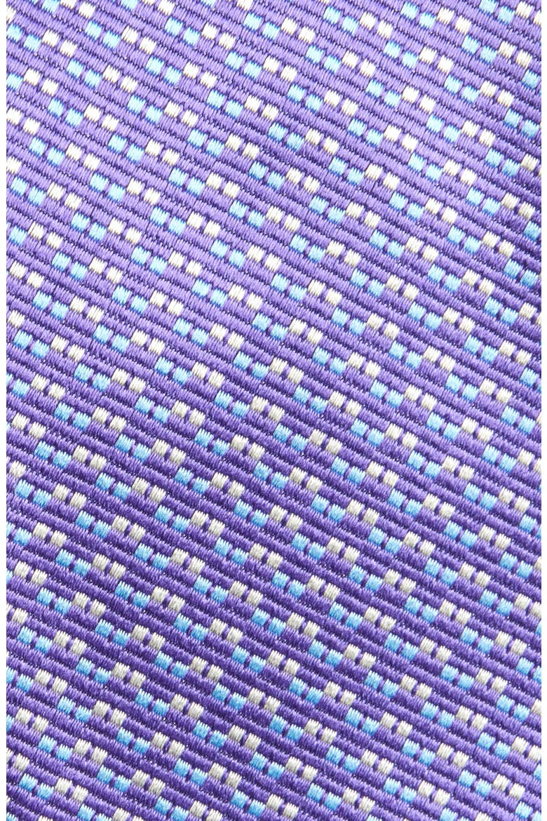 Neat Silk Tie, Alternate, color, PURPLE