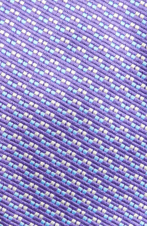 David Donahue Neat Silk Tie In Multi
