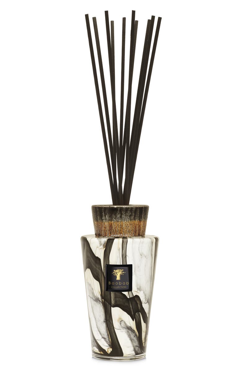 Baobab Collection Totem Stones Marble Medium Luxury Fragrance Diffuser, Main, color, Black/ Beige/ White