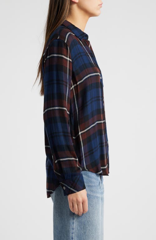 Rails Hunter Plaid Button-up Shirt In Chestnut Birch Navy