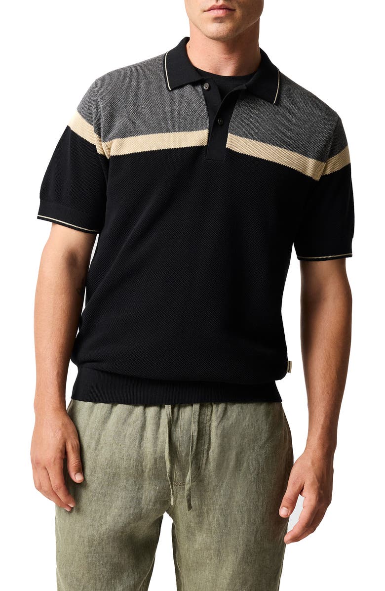 Rodd & Gunn Barret Reef Polo, Main, color, Charcoal