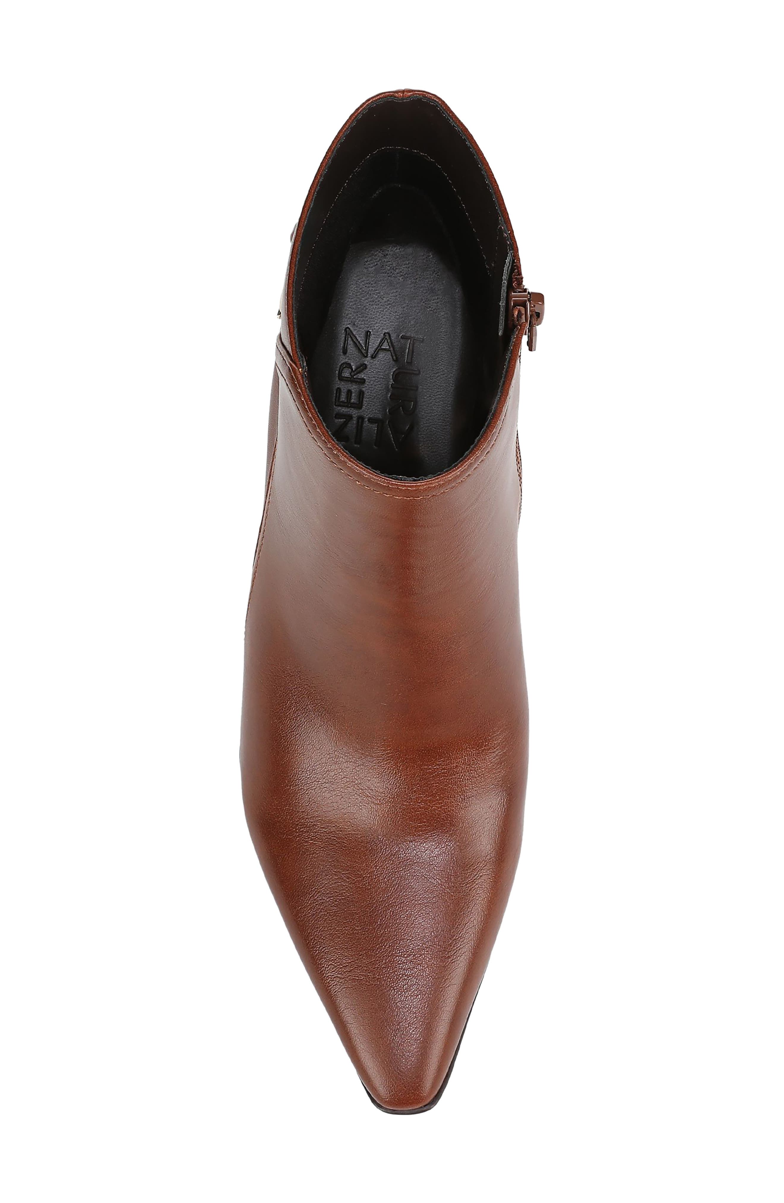 Naturalizer Tucker Bootie, Alternate, color, Mid Saddle Faux Leather