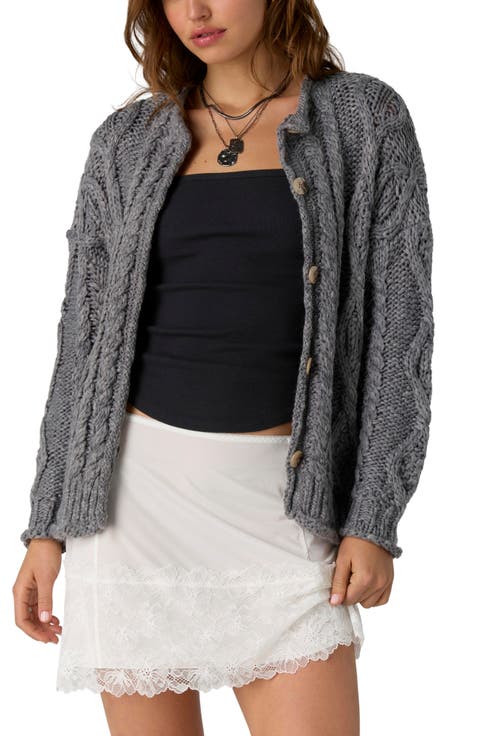 Opal Cable Knit Cardigan