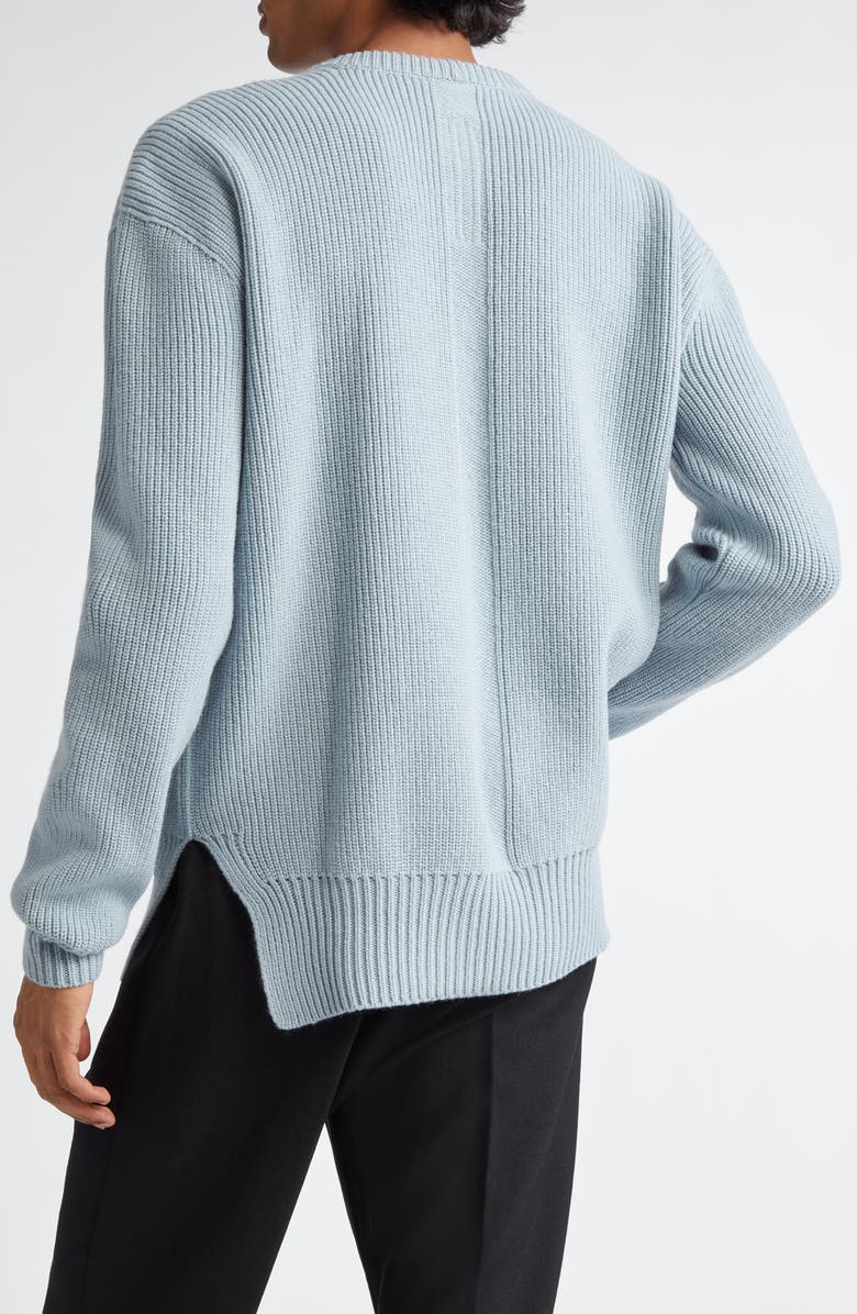 Rick Owens Fisherman Virgin Wool Sweater, Alternate, color, 