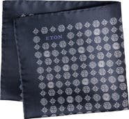 Eton Medallion Silk Twill Pocket Square