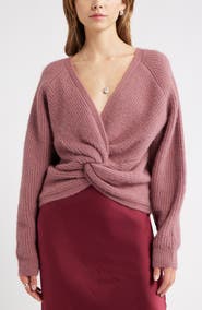 Open Edit Twist Reversible Sweater