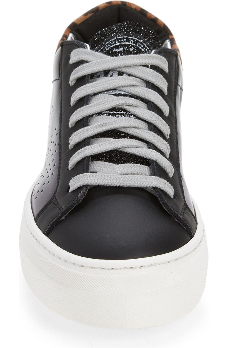 P448 Thea Glitter Platform Sneaker, Alternate, color,