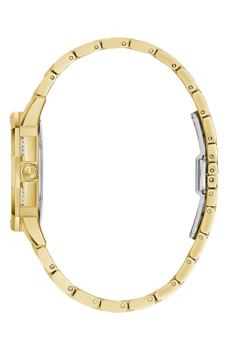 BULOVA Octava Pavé Crystal Bracelet Watch, 34mm, Alternate, color,