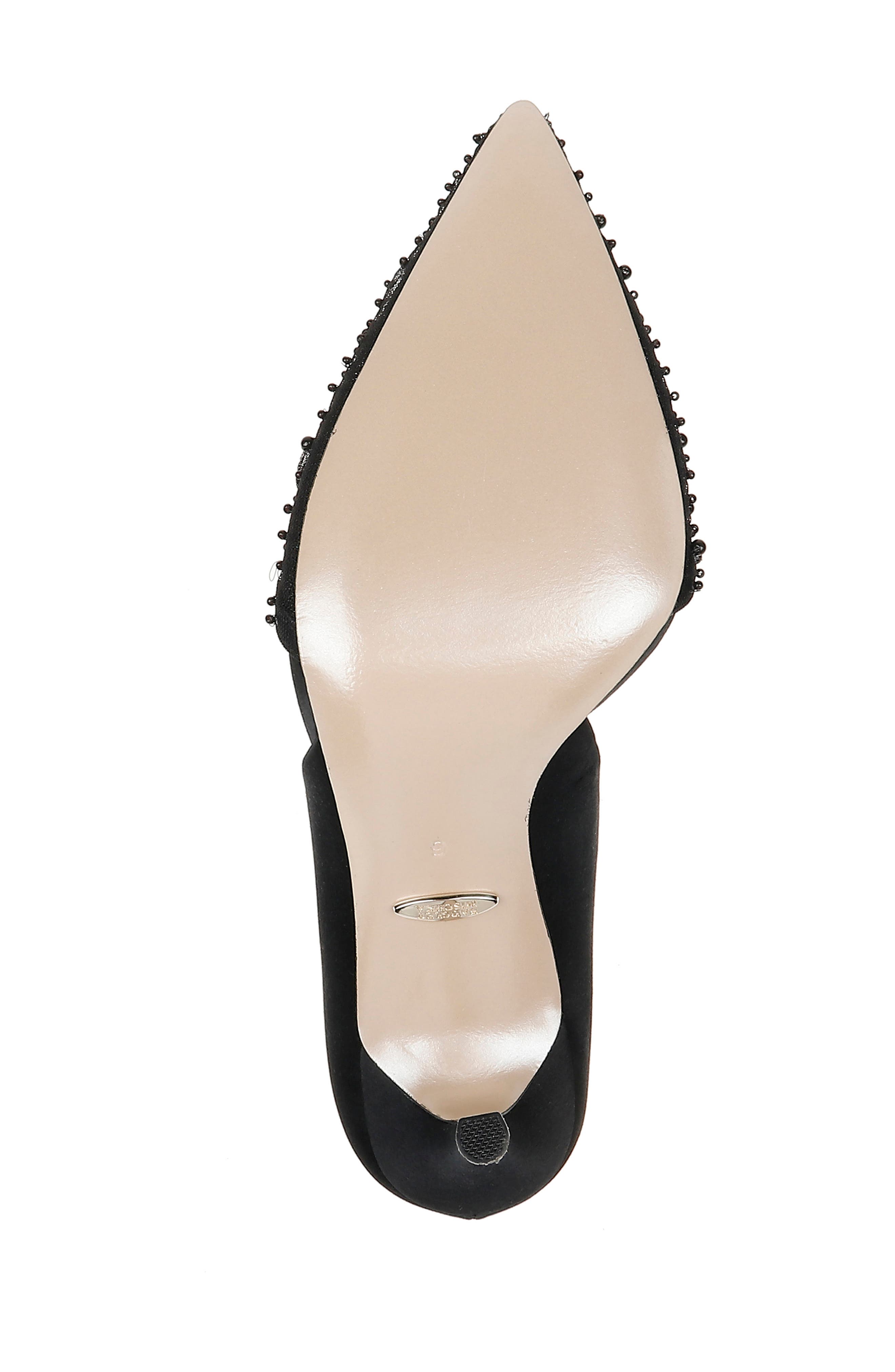 badgley mischka ophelia beaded floral pointed toe pump