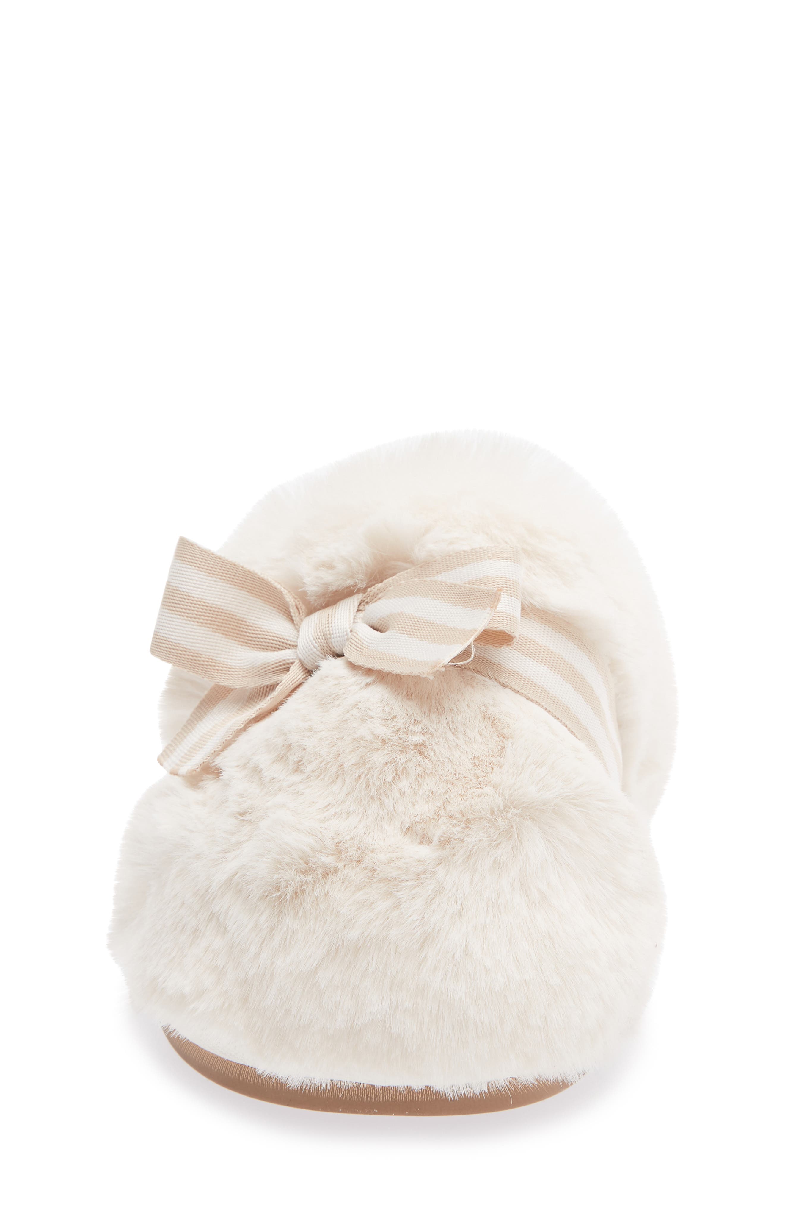 Kids' Melodie Bow Slipper, Alternate, color, IVORY