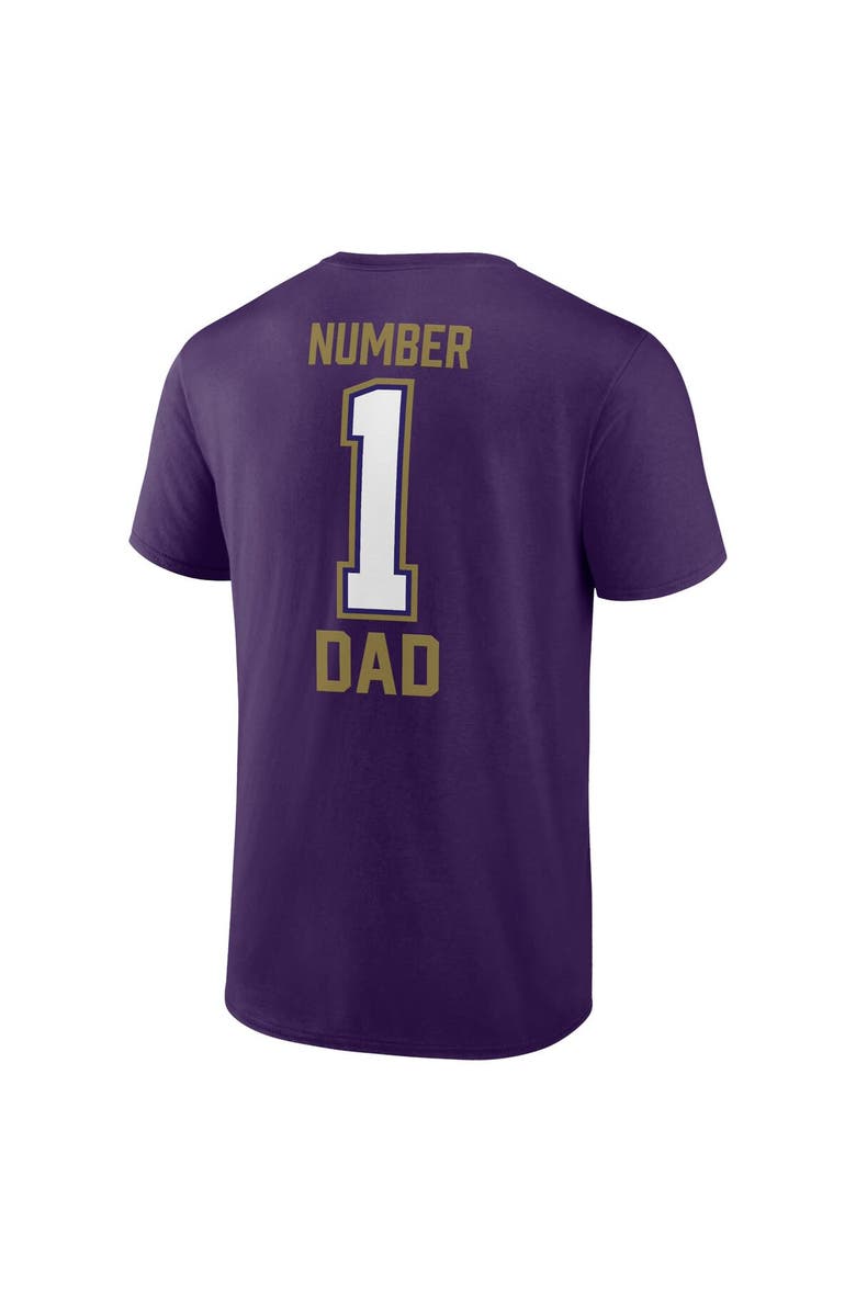 FANATICS Men's Fanatics Branded Purple Baltimore Ravens Father's Day T-Shirt, Alternate, color, Purple