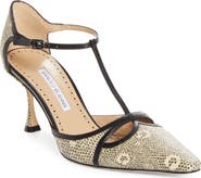 Manolo Blahnik Gish T-Strap Pump