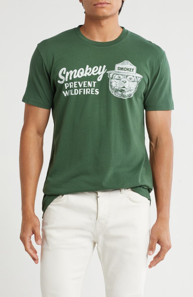 American Needle Smokey Cotton Graphic T-Shirt, Main, color, Green