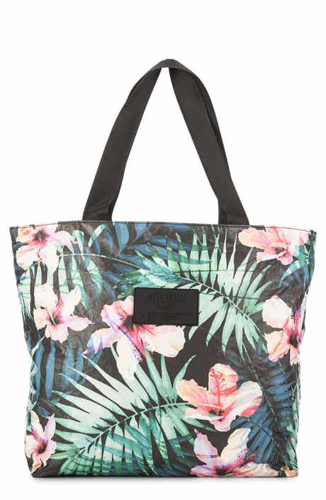 Aloha Collection Hibiscus Palm Day Tripper Water Resistant Tyvek® Tote