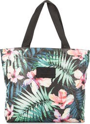 Aloha Collection Hibiscus Palm Day Tripper Water Resistant Tyvek® Tote
