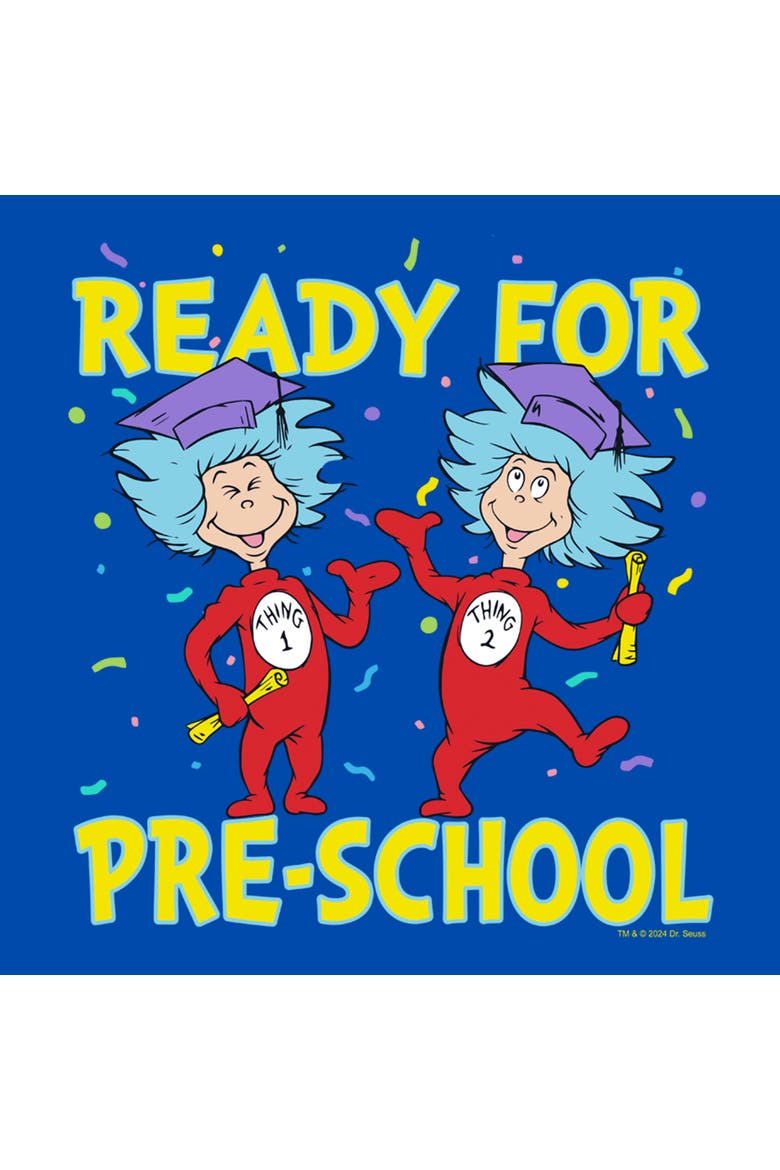 Boy's Dr. Seuss Ready For Pre-School  Graphic T-Shirt, Alternate, color, Royal Blue