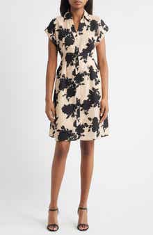 Julia Jordan Print Shirtdress