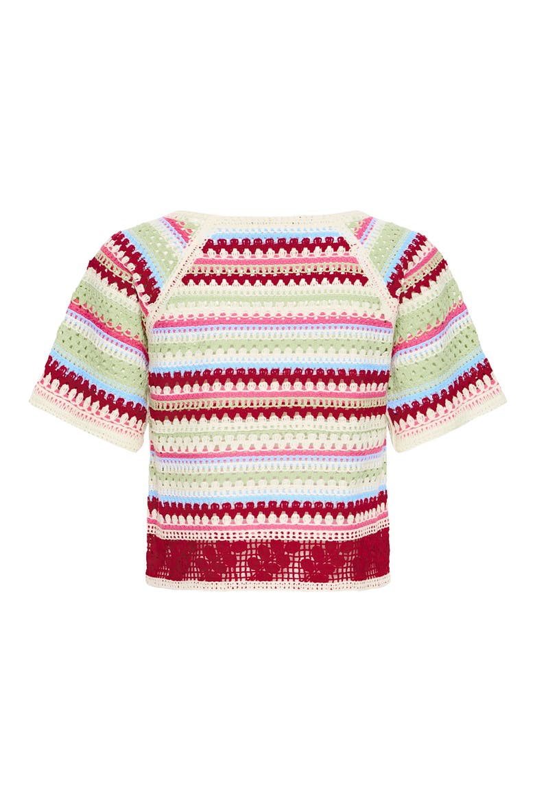 Multicolor Stripe Knit Top, Alternate, color, MULTICOLOR STRIPE