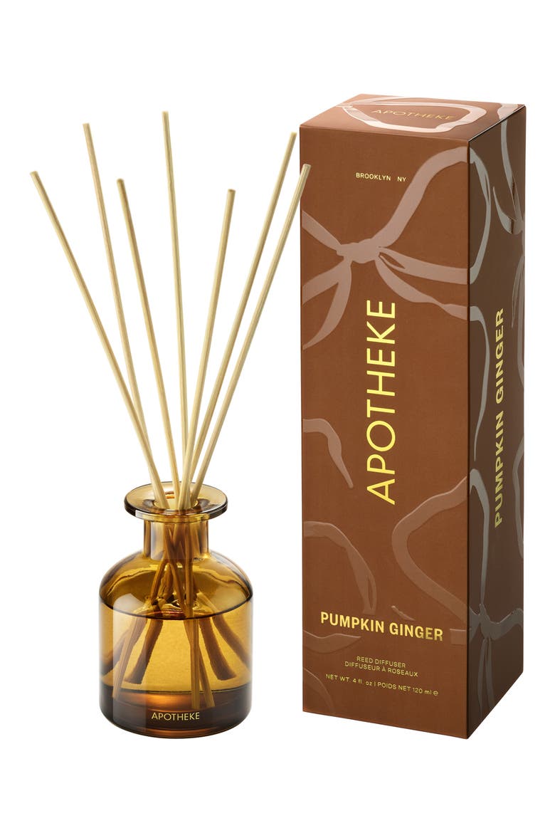 Pumpkin Ginger Reed Diffuser, Main, color, RUST/ COPPER
