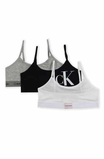Kids' Assorted 3-Pack Stretch Cotton Bralettes