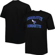 PROFILE Men's Black Charlotte Hornets Big & Tall Heart & Soul T-Shirt