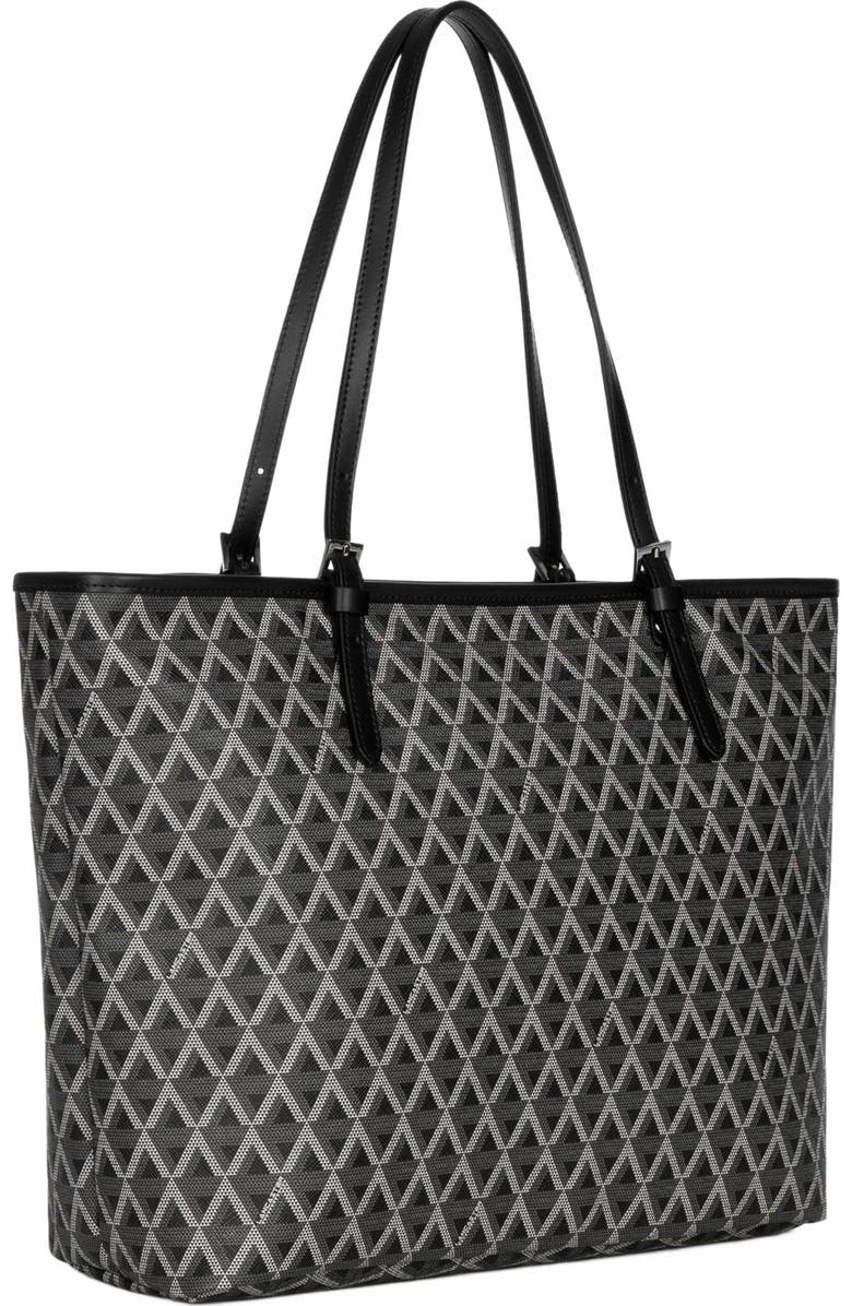 Lancaster Zipped Shoulder Tote Bag L Ikon, Alternate, color,