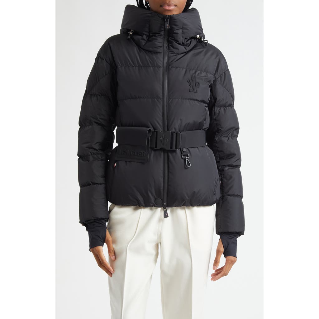 Moncler Grenoble Bouquetin Hooded Down Puffer Jacket in Black  product