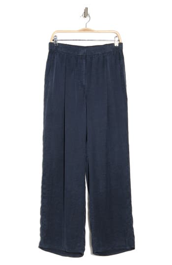EILEEN FISHER EILEEN FISHER PLEATED WIDE LEG PANTS