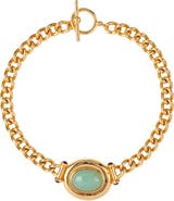 Susan Caplan 1990s Vintage Elizabeth Taylor Cabochon Necklace