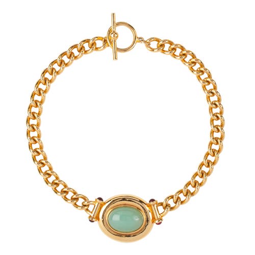 Susan Caplan 1990s Vintage Elizabeth Taylor Cabochon Necklace