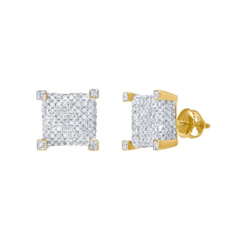Reverie 10K Gold Diamond Stud Earrings - 0.75 CT