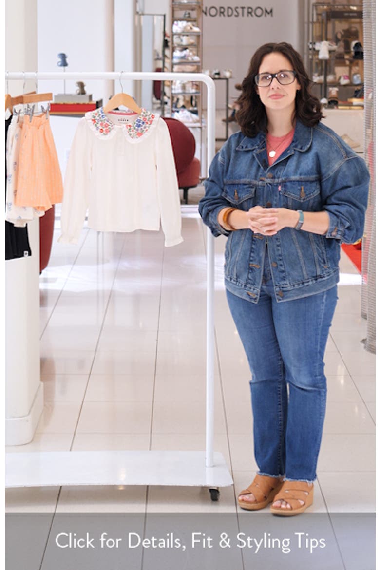 Kids' Ruffle Trim Cotton T-Shirt video