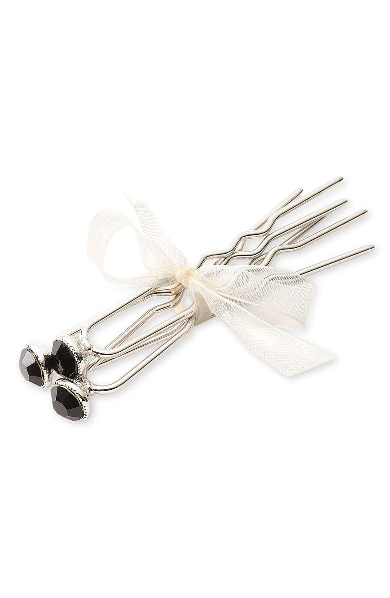 Tasha Crystal Hair Picks, Main, color, 