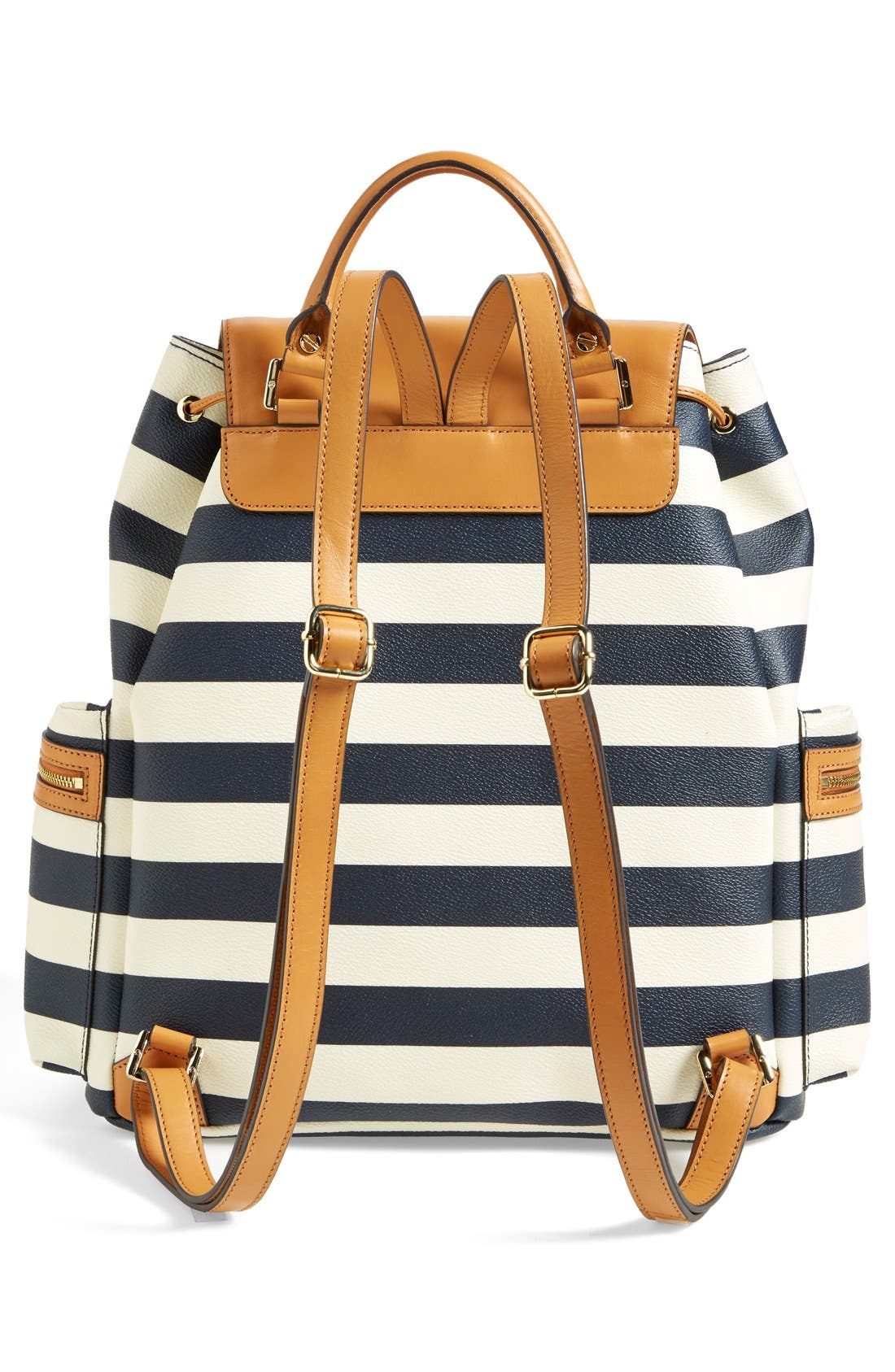 'Viva' Backpack, Alternate, color, AWNING STRIPE