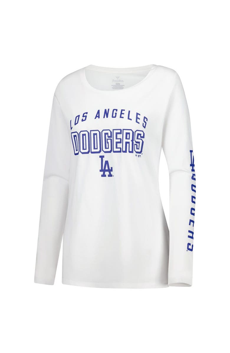 FANATICS Women's Fanatics  White Los Angeles Dodgers Team Long Sleeve T-Shirt, Alternate, color, 