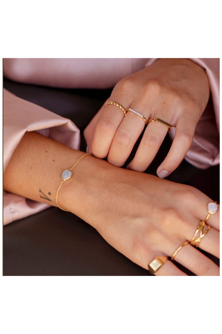 Signature Thin Diamond Ring, Alternate, color, GOLD/ DIAMONDS
