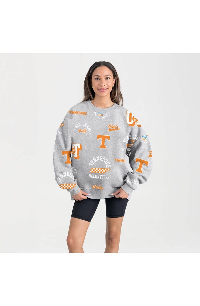 GAMEDAY COUTURE Women's Gameday Couture Gray Tennessee Volunteers Always on Repeat Fleece Sweatshirt, Main, color, Gray