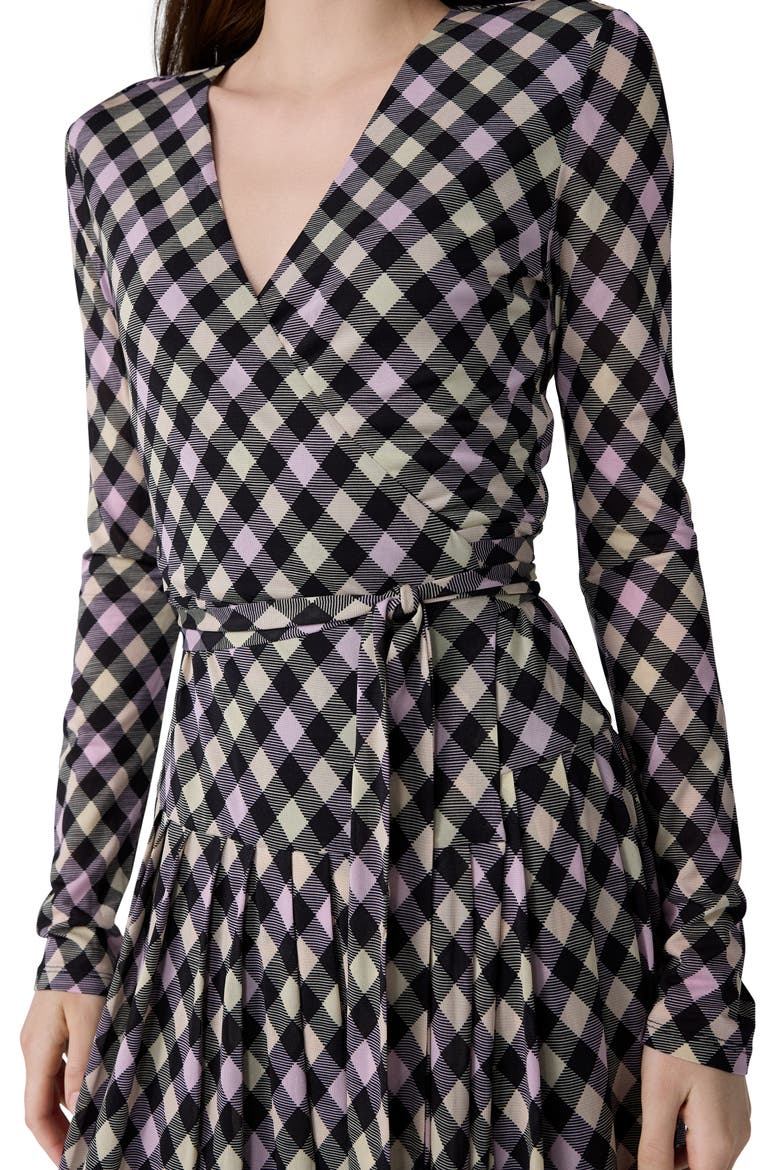 Kristen Wrap Midi Dress, Alternate, color, HIGHLAND FARM