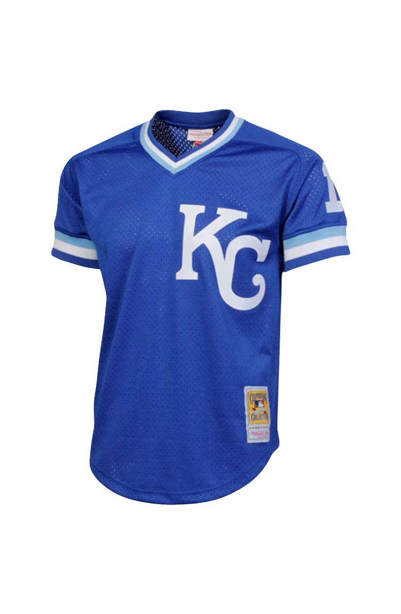 Mitchell & Ness Men's Mitchell & Ness Bo Jackson Royal Kansas City Royals Cooperstown Collection Big & Tall Mesh Batting Practice Jersey, Alternate, color, Royal