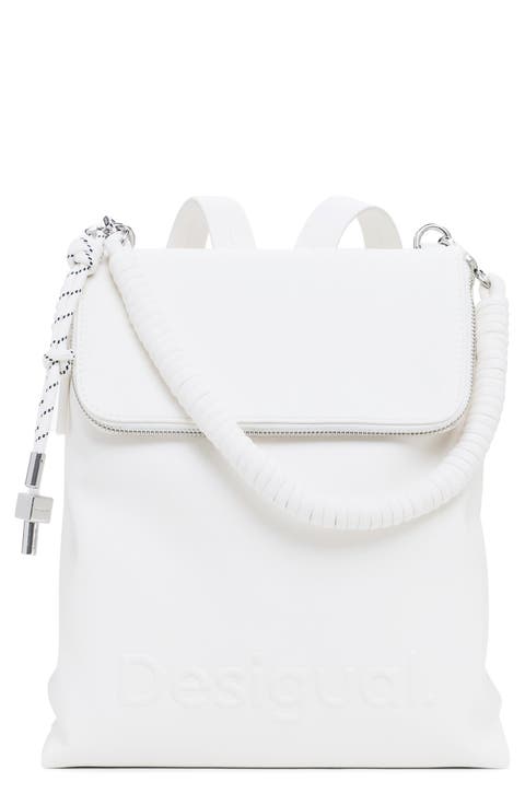 Mini Faux Leather Backpack