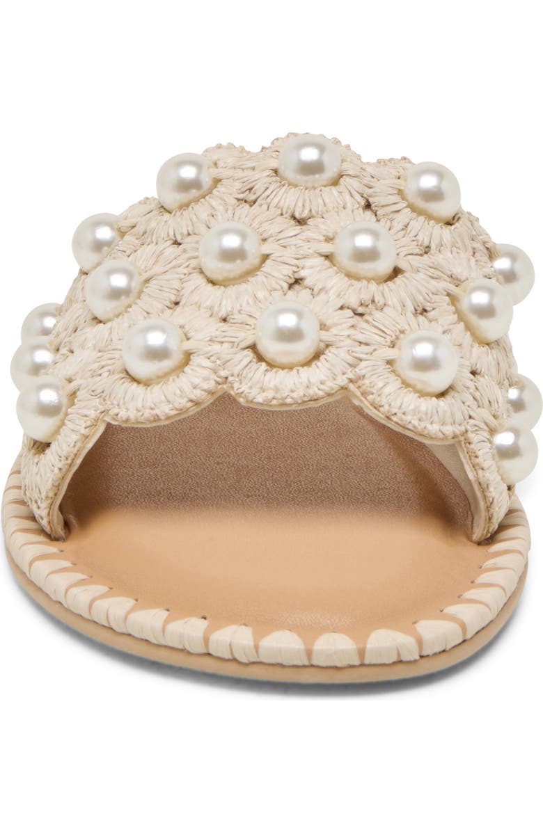 Dolce Vita Harlyn Slide Sandal, Alternate, color, Vanilla Raffia