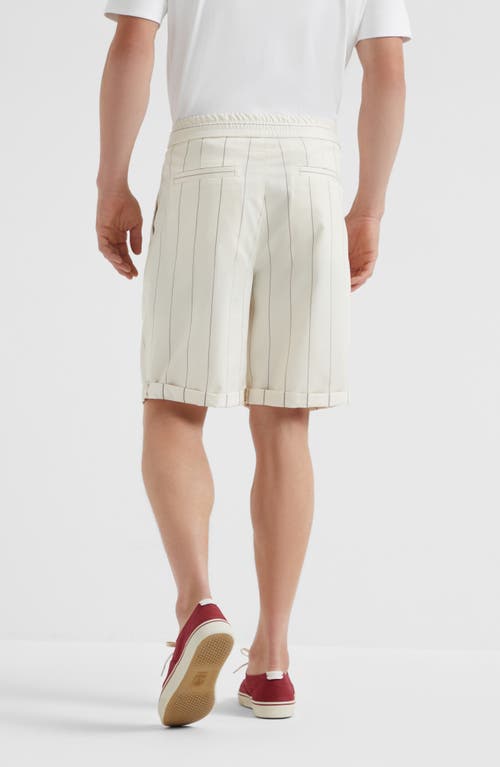 Brunello Cucinelli Wool-sea Island Cotton Bermuda Shorts