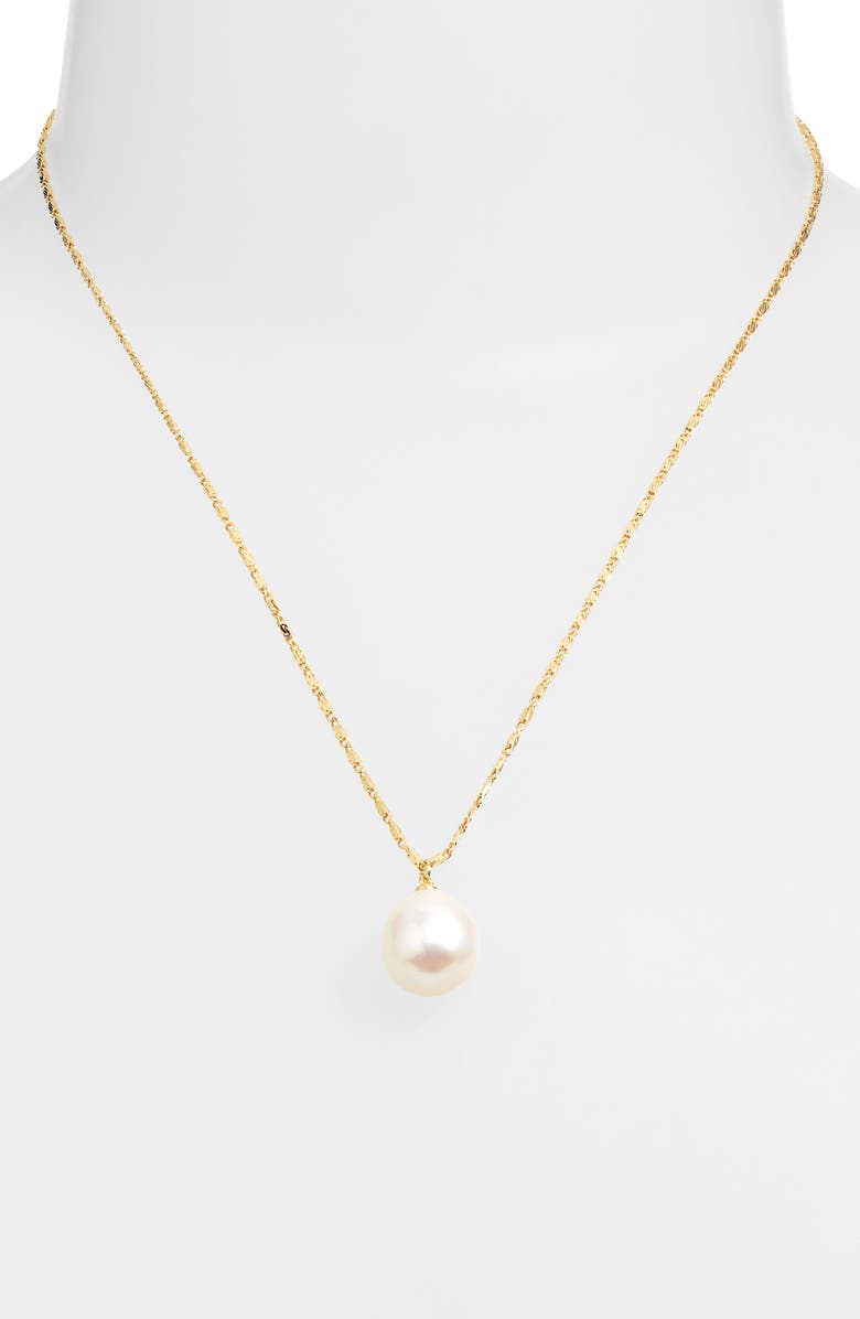 Nordstrom Demi Fine Freshwater Pearl Pendant Necklace, Alternate, color,